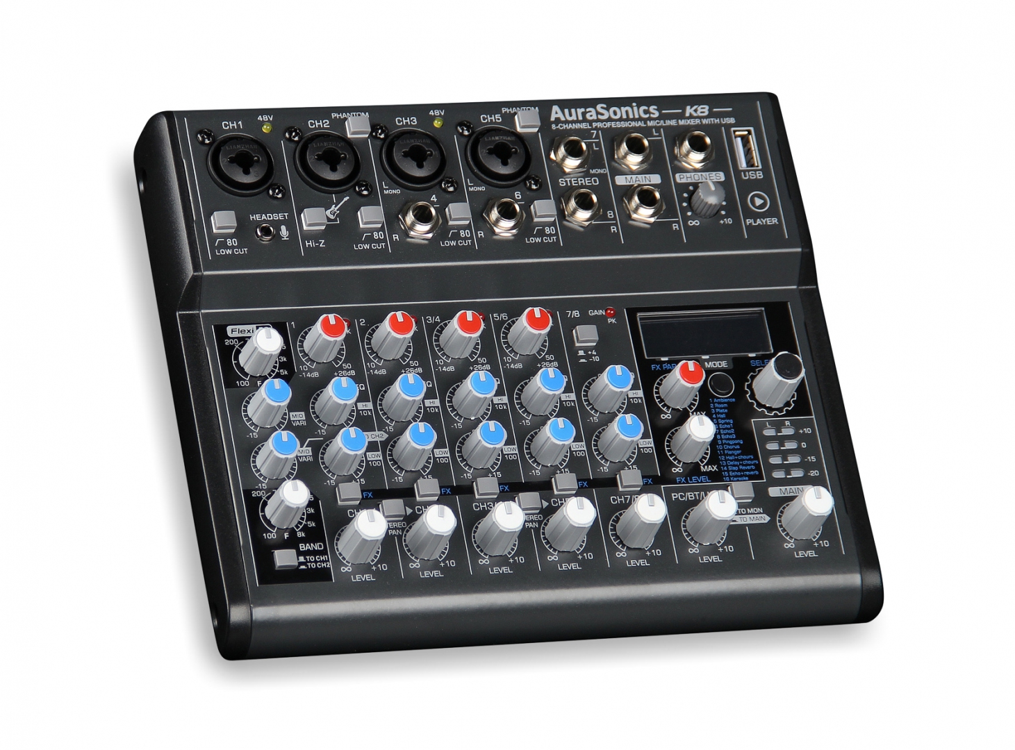 AuraSonics K8 компактный микшерный пульт в Костромской области