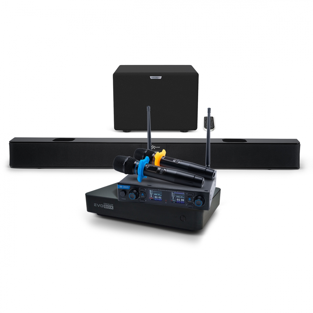 Hi-End караоке-система EVOBOX Premium + EvoSoundBar (саундбар с караоке) в Костромской области