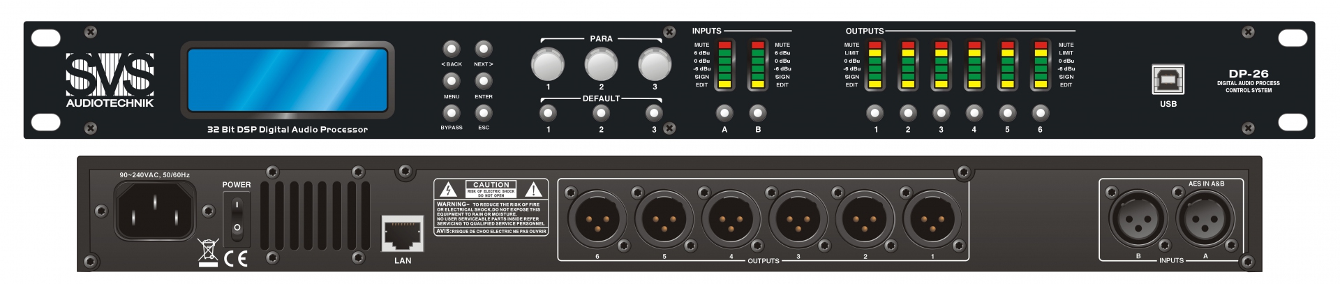 SVS Audiotechnik DP-26 Цифровой процессор: 2 входа 6 выходов в Костромской области