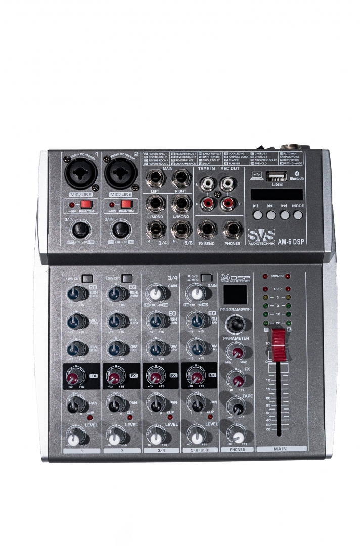 SVS Audiotechnik mixers AM-6 DSP Микшерный пульт аналоговый, 6-канальный SVS Audiotechnik mixers в Костромской области