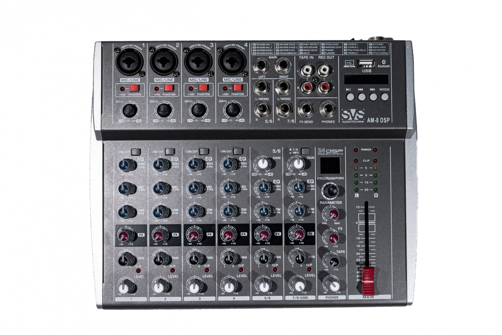SVS Audiotechnik mixers AM-8 DSP Микшерный пульт аналоговый, 8-канальный в Костромской области